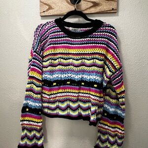 Multicolor Striped Women's Sweater